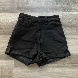 BDG Pin-up High Rise Black Shorts